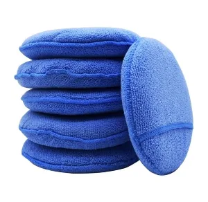 مايكروفايبر دائرية للتنظيف والتلميع – Microfiber Applicator Pad