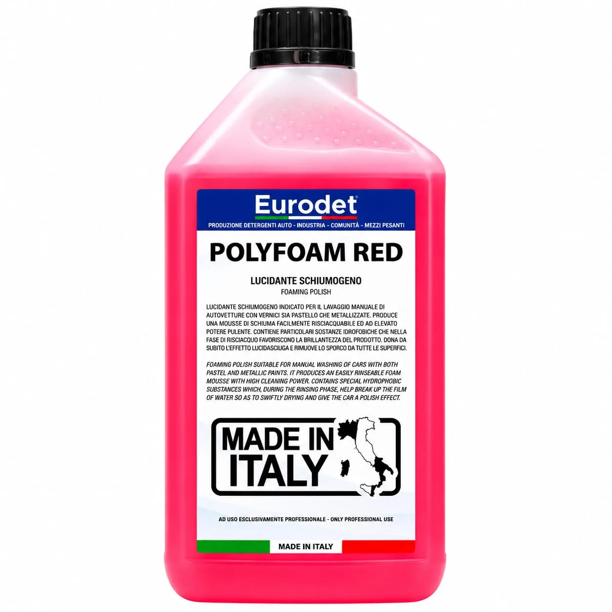 شامبو غسيل سيارات يدوي   Eurodet Polyfoam Red — 1 لتر