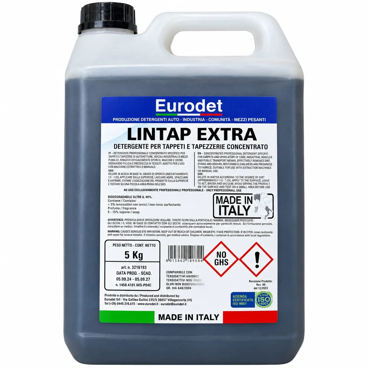منظف اقمشة وسجاد Eurodet LINTAP — 5 لتر