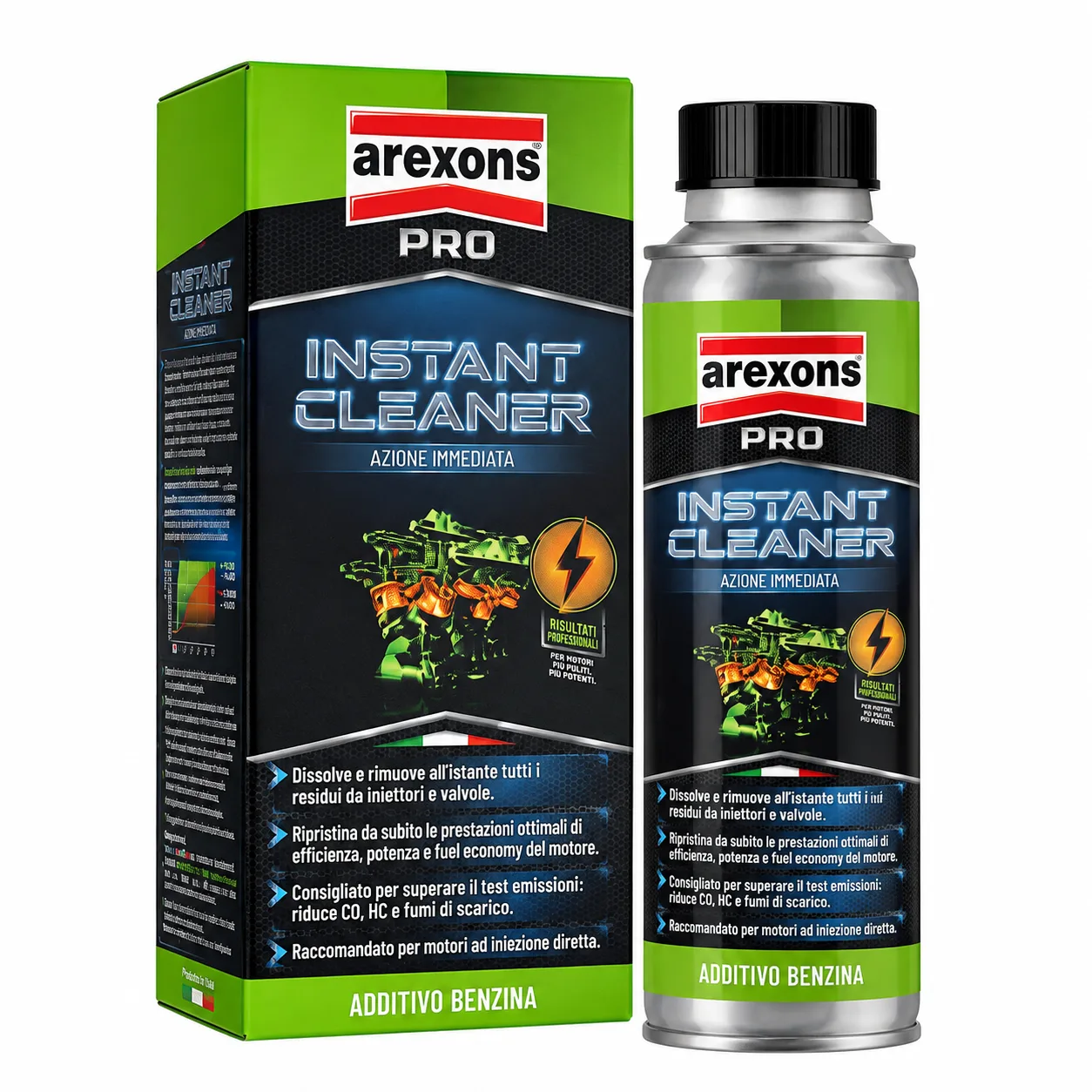 منظف محرك وإضافة وقود للبنزين Arexons PRO Instant Cleaner Benzina