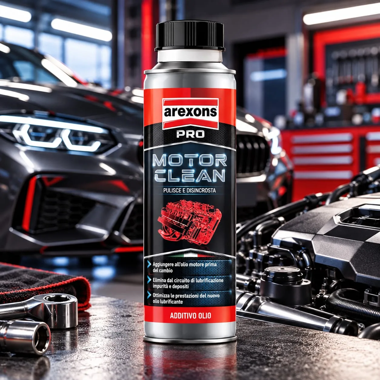 فلاش منظف داخلي للمحرك Arexons PRO Motor Clean (صورة 2)