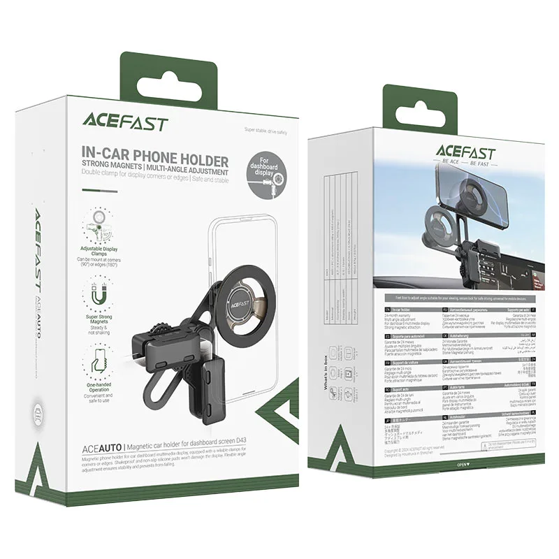 ستاند موبايل مغناطيسي للشاشات Car Mount Magnetic Holder D43 (صورة 5)