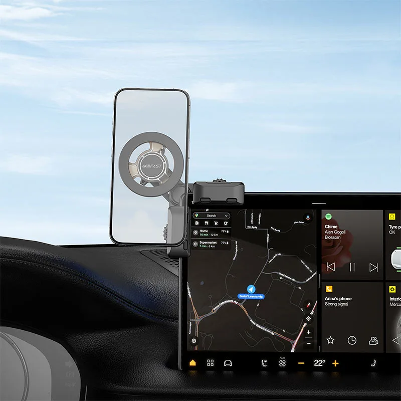 ستاند موبايل مغناطيسي للشاشات Car Mount Magnetic Holder D43 (صورة 4)