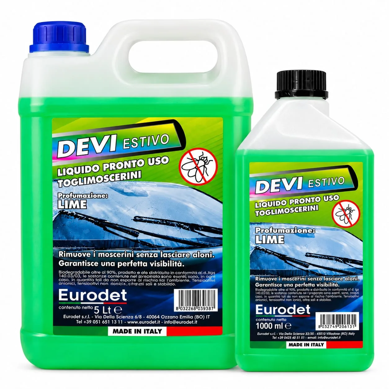 منظف زجاج ومزيل حشرات Eurodet DEVI ESTIVO