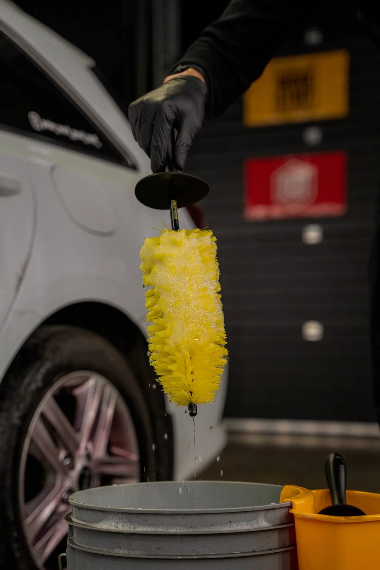 فرشة غسل ويل و الاطارات work stuff  Blizzard Mini Wheel brush (صورة 3)