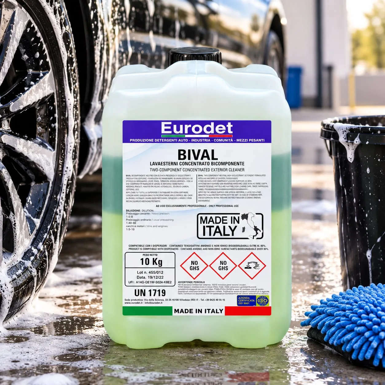 شامبو بايفل بدون لمس Eurodet BIVAL – 10 L (صورة 2)