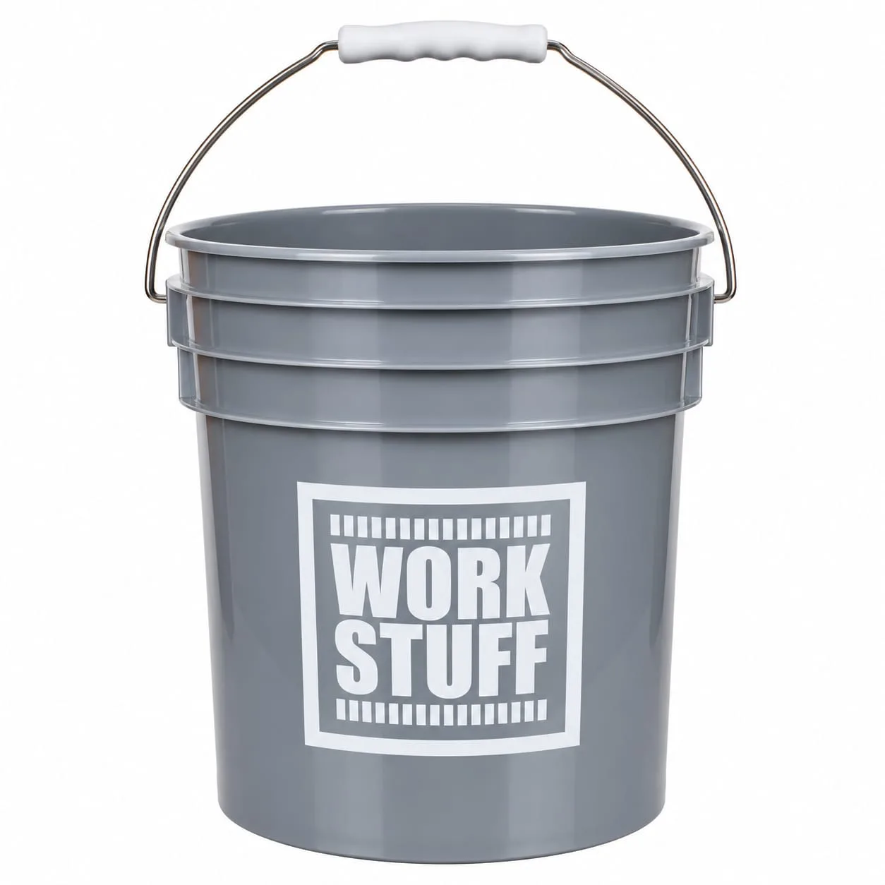 دلو تنظيف WORK STUFF — رصاصي
