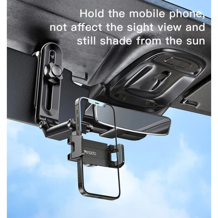 ستاند موبايل Yesido C194 Sun Visor (صورة 3)